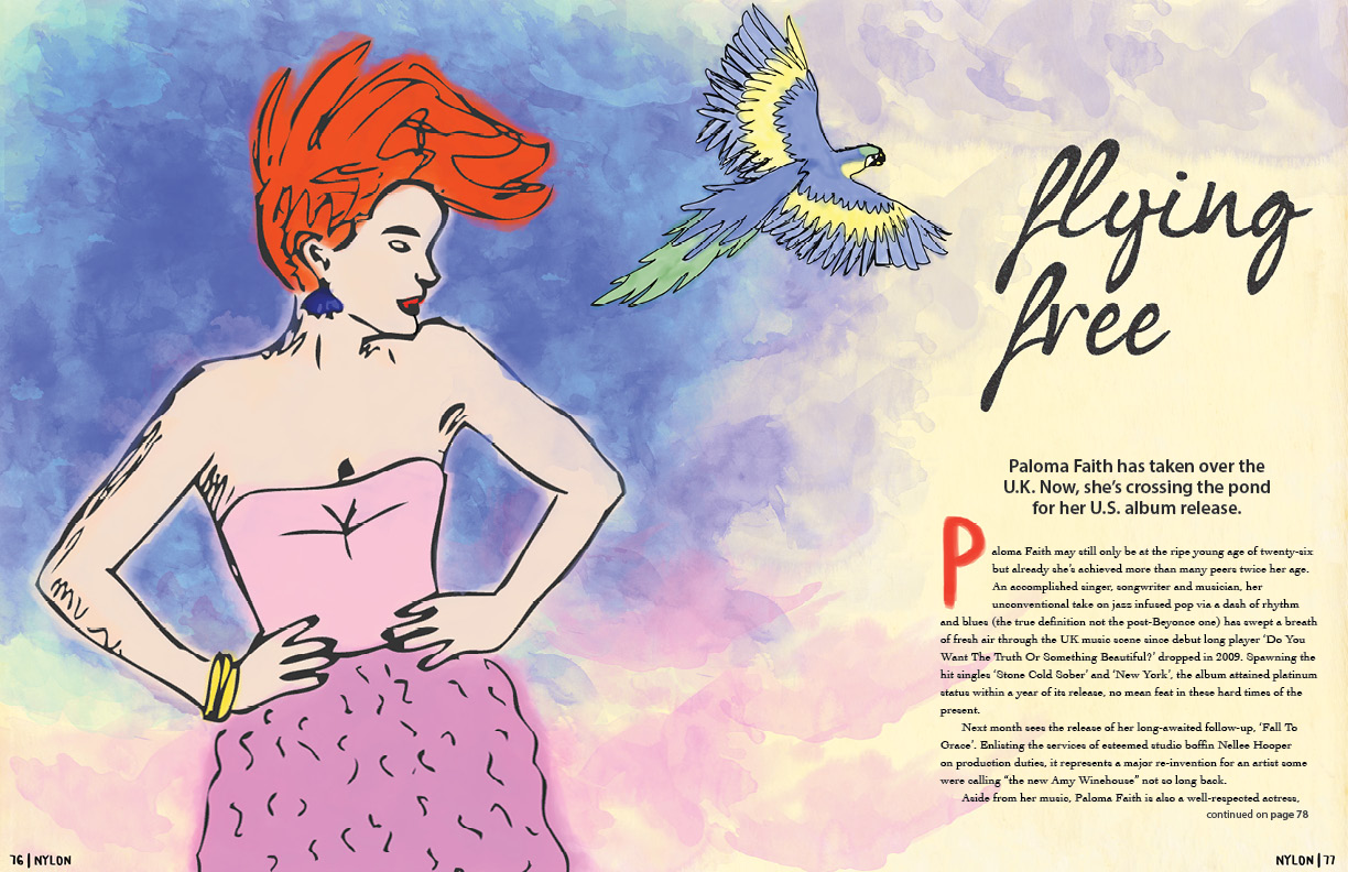 Paloma Faith Magazine Spread