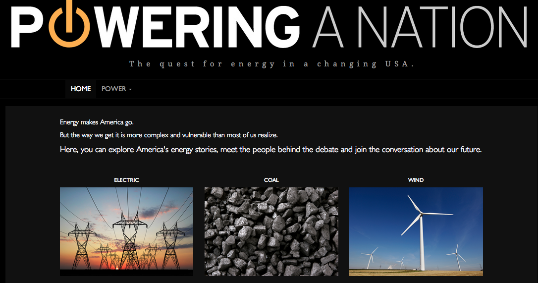 Powering a Nation Website Redesign